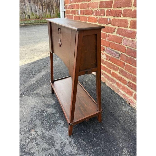 Antique Art Craft Style Metamorphic Side Table For Sale - Image 12 of 18
