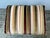 Avocado Donghia Striped Velvet Ottoman, For Sale - Image 8 of 12