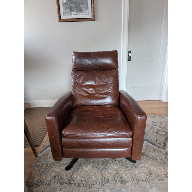 American Leather Set of 2 American Leather Recliners For Sale - Image 4 of 13