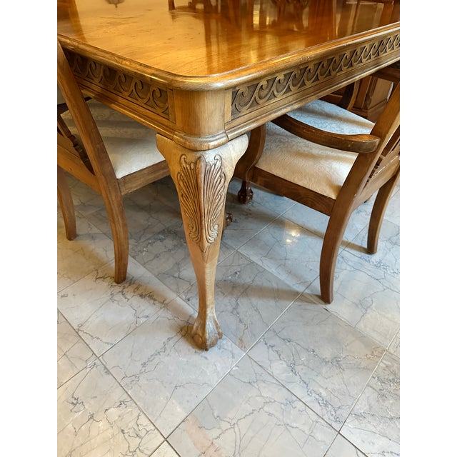 Traditional Cherry Dining Set For Sale In San Diego - Image 6 of 17