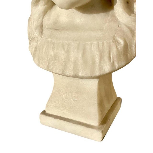 J. Cozlin, Bust of a Little Girl, Marble For Sale - Image 3 of 8
