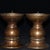 This exquisite pair features a classic, heavy-duty design with a beautiful, aged patina that gives them a rich, vintage...