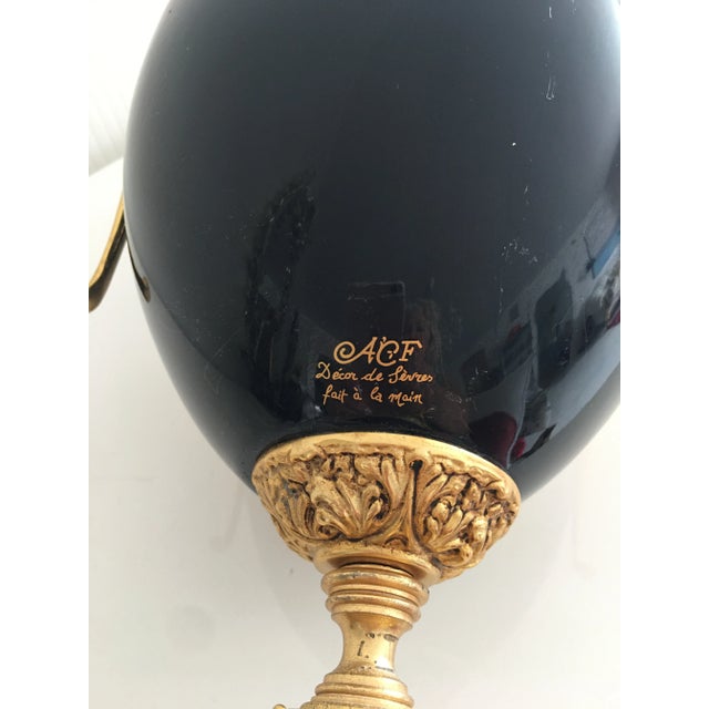 Late 19th Century Acf Victorian Romantic French Porcelain Gilt Vase For Sale In Miami - Image 6 of 13