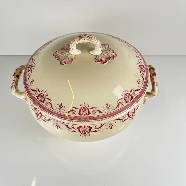Terre De Fer Tureen from Creil & Montereau, 1890s For Sale - Image 4 of 18