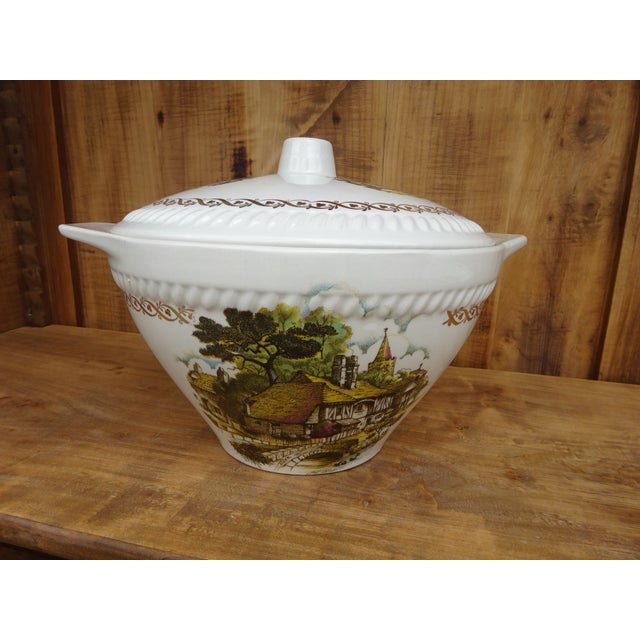 Earthenware Tureen from Keller and Guérin, 1890s For Sale - Image 3 of 12