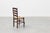 Early 20th Century Rustic Oak Ladder-Back Chair with Rush Seat and Cabriole Front Legs, France, 1900s For Sale - Image 5 of 14