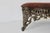 Large Vintage Victorian Style Cast Iron Bronze Finish Footstool Padded Faux Croc Fabric Top For Sale In Miami - Image 6 of 12