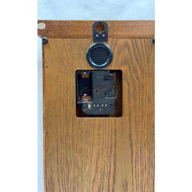Seth Thomas Clock Company Seth Thomas Westminster Whittington Wall or Standing Clock Vintage Wood Chime For Sale - Image 4 of 4