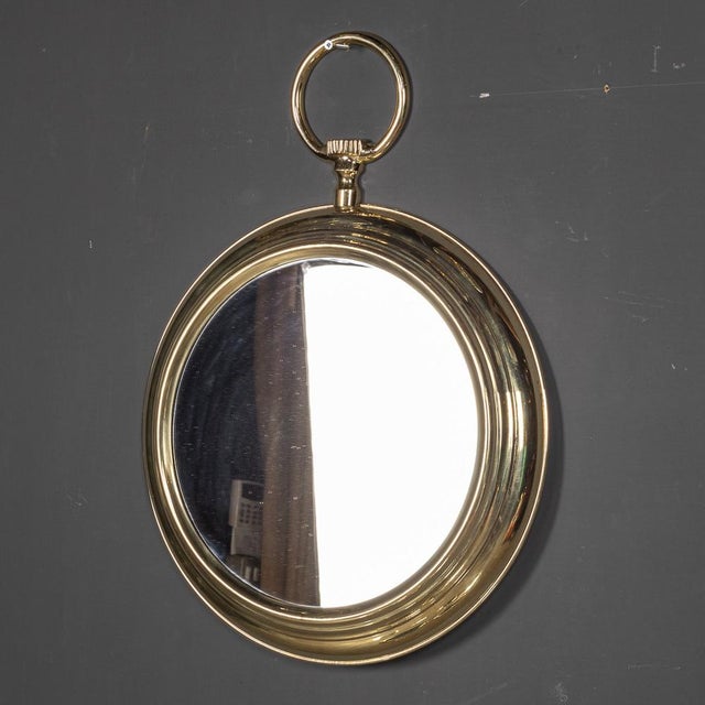 20th Century Striking Collection of Pocket Watch Shaped Mirrors, 1970s, Set of 8 For Sale - Image 16 of 18