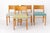 Set of 6 Vintage Dining Chairs in Beech Wood, Germany, 1970s A beautiful set of six vintage dining chairs, most likely...