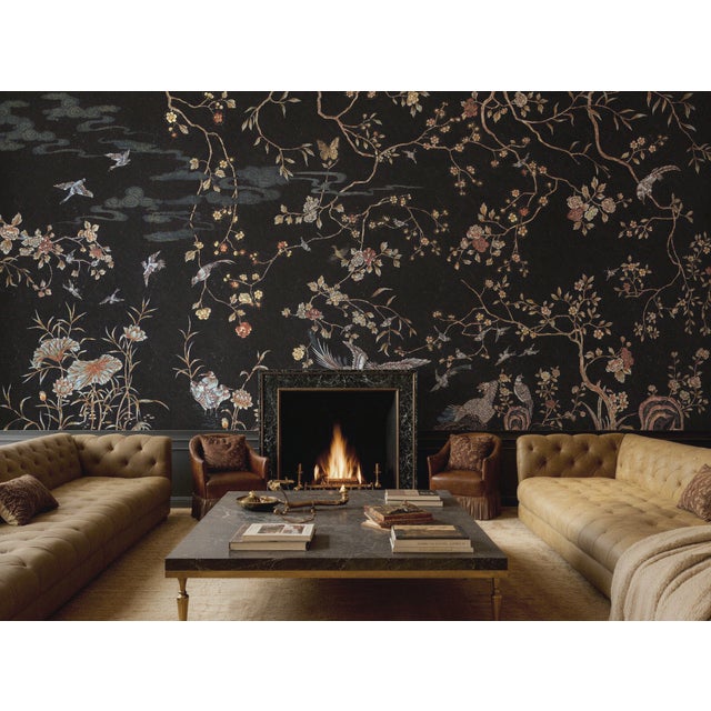 1： Description ： )Bring the dramatic elegance of historic European estates into your space with this exquisite Chinoiserie...