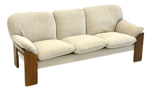 Crème Sapporo Sofa by Mario Marenco for Mobil Girgi, 1970s