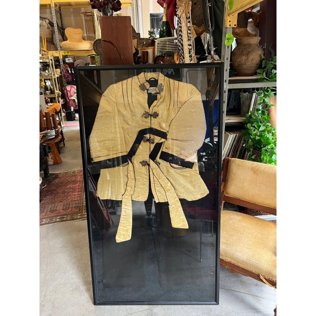 1970s 1970s Framed Large Kimono Work or Art For Sale - Image 5 of 9