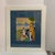 Blue 1960s Vintage Mixed Media Persian Painting For Sale - Image 8 of 8