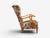 Swedish Modern, Wingback Lounge Chair, Birch, Fabric, Sweden, 1950s For Sale - Image 11 of 12