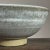 Contemporary 1980s Large Vintage Minimalist Footed Shino Glazed Grayish White Stoneware Bowl For Sale - Image 3 of 8