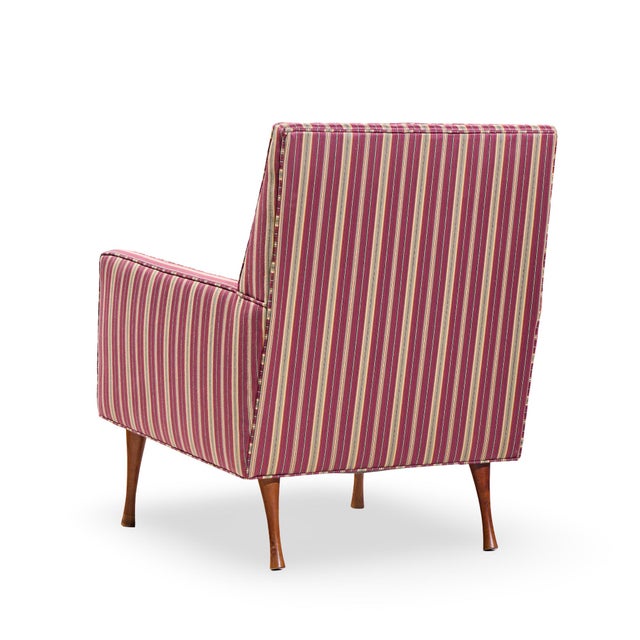 Brown Paul McCobb for Widdicomb Symmetric Group Mid Century Walnut Lounge Chairs - Pair For Sale - Image 8 of 12