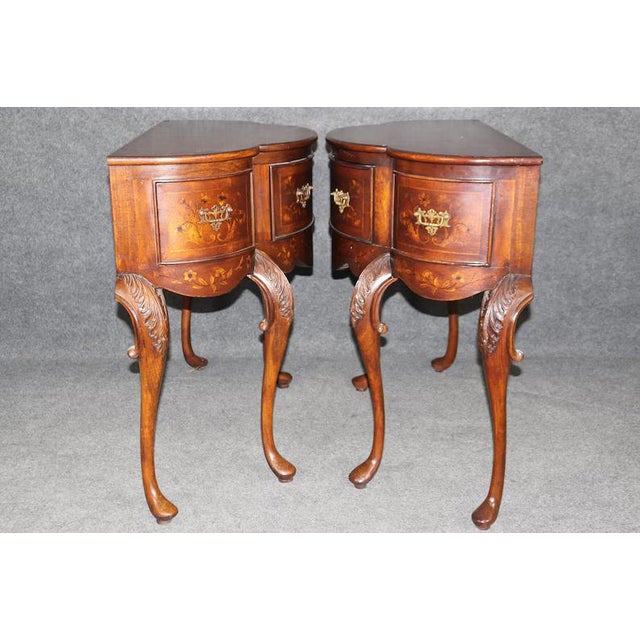 A stunning pair of vintage console tables from the exclusive 'European Crossroads Edition' by John Richard. These demi-...