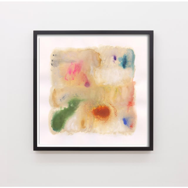 Contemporary "Morphos", Colorful Abstract in Square Format by Tina Marrin 30x30 For Sale - Image 3 of 8