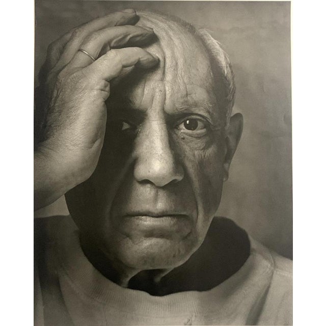 Arnold Newman, Pablo Picasso, 1954 original poster by Arnold Newman, unsigned, Pablo Picasso in Vallauris, France, 1954,...
