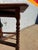Wood Antique English Carved Oak Folding Side Table – Bobbin Turned Legs For Sale - Image 7 of 7