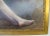 Early 20th Century Antique Nude Sitting by Lake Large Oil Painting, Framed For Sale - Image 4 of 5