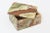 Vintage MId Century Modern Italian Alabaster Small LIdded Box Green, Brown, Burnt Orange, Gray For Sale - Image 4 of 11