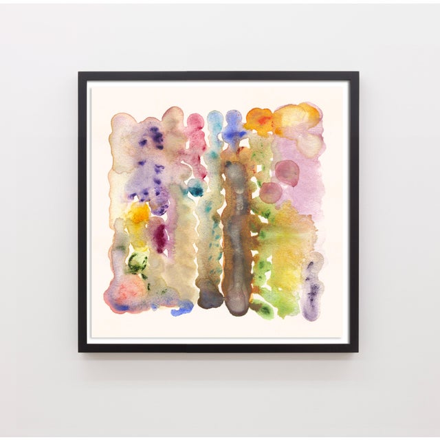 Daylight Dream Editions "Morphos 02", Vibrant Abstract by Tina Marrin 30x30 For Sale - Image 4 of 4