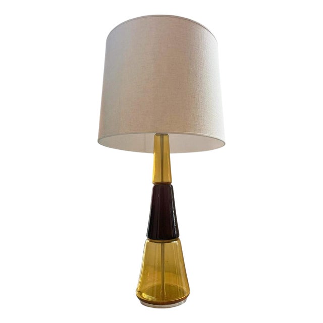 Mevio Table Lamp attributed to Fulvio Bianconi for Venini, 1980s For Sale