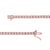 Contemporary 10K Rose Gold Plated .925 Sterling Silver 1.0 Cttw Miracle-Set Diamond Round Faceted Bezel Tennis Bracelet (I-J Color, I3 Clarity) - 7" For Sale - Image 3 of 7