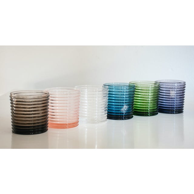 Vintage Italian Murano Glasses by Mariana Iskra for Ribes, Set of 6 For Sale - Image 9 of 18
