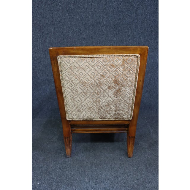 Louis XV Style Carved and Upholstered Open Armchairs W/ Ottomans - 2 Sets For Sale - Image 9 of 13