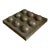 Vintage Abstract Geometric Lead Bubble Sculpture For Sale