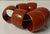 1980s Tera Cota Melamine Napkin Rings- Set of 6 For Sale In Palm Springs - Image 6 of 10