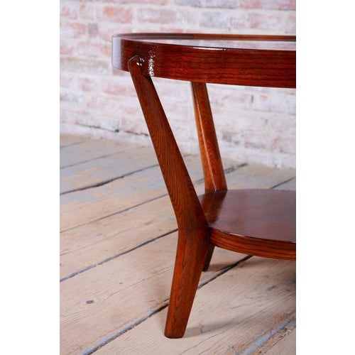 Art Deco Seating Set in Oak and Walnut, from Hala, 1940s, Set of 3 For Sale - Image 12 of 16