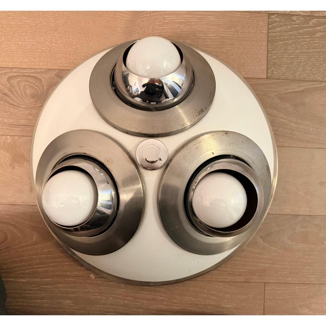 1950s Mid Century Modern Arredoluce Directional 3 light Flush Lamp For Sale - Image 18 of 18