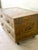 Campaign Vintage Attributed to Sarried Spanish Brass Clad Campaign Chest 2 Drawer. For Sale - Image 3 of 8