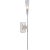 Stellar Single Tail Sconce in Polished Nickel with Frosted Acrylic Designer: Chapman & Myers Height: 20" Extension: 3.25"...