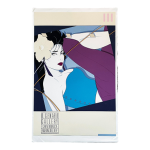 Vintage Patrick Nagel High Quality Serigraph Print, Commemorative #9