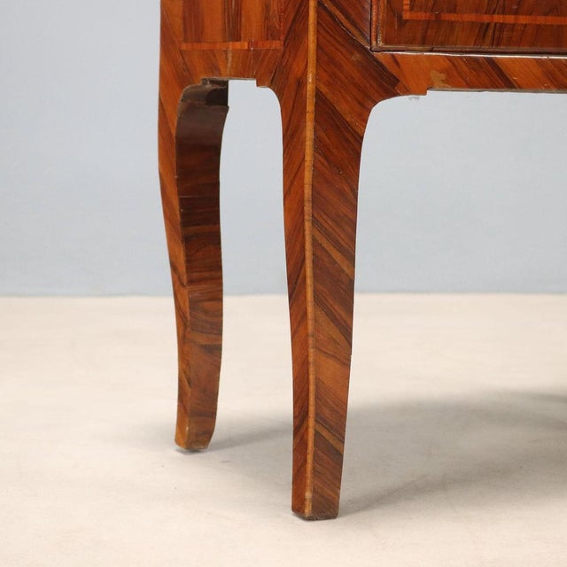 Antique Baroque Rosewood Bedside Table, 18th Century For Sale - Image 6 of 9