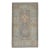 Gray Multicolor Handwoven Turkish Oushak Rug 3'1" X 5'1" For Sale