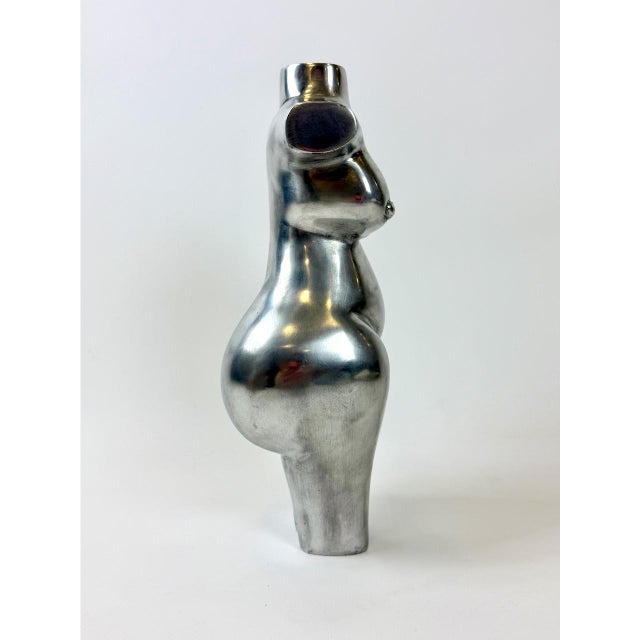 1950s Aluminum Female Torso Sculpture, 1950s, Aluminum For Sale - Image 5 of 15