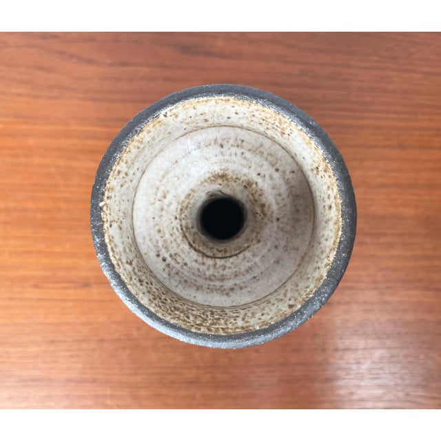 Mid-Century Modern Mid-Century Modern Danish Studio Pottery Candleholder from Lovemose, 1960s For Sale - Image 3 of 17