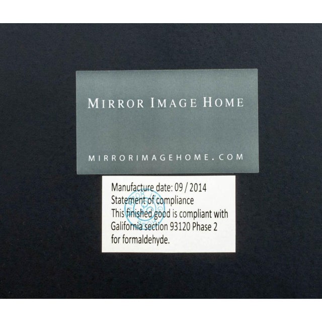 Maison Jansen Style Gilt Metal Cushion Cut Mirror For Sale In New York - Image 6 of 6