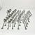 1986 Vintage Danish Boho Chic Dansk Thistle Stainless Steel Flatware, 8 Place Setting - 42 Total Pieces For Sale - Image 14 of 14