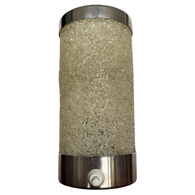 Mid-Century Plastic & Chrome Table Lamp attributed to Aka, Germany, 1960s For Sale