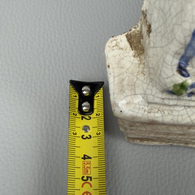 Large Works of Mercy Frieze Relief in Majolica For Sale - Image 12 of 14