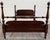 Traditional Vintage Full Size Duncan Phyfe Style Mahogany Bed For Sale - Image 3 of 16