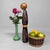 Elegant vintage Japanese sōsaku kokeshi by Sato Suigai, titled Semishigure and dating from the 1970s. Dimensions: height...