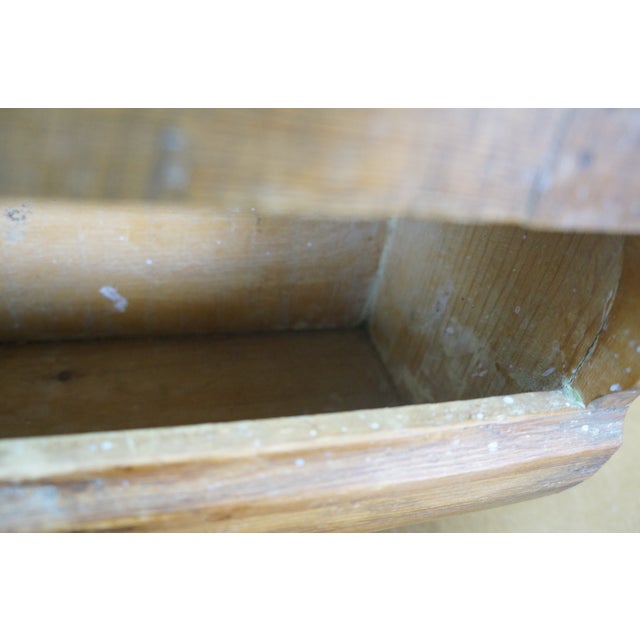 Wood Antique Oak Mirrored Bathroom Apothecary Medicine Cabinet Cupboard 26" For Sale - Image 7 of 18